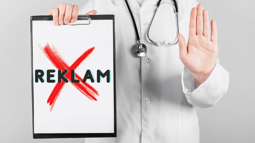 Sağlıkta reklam yasağı kapsamında hekim ve özel hastanelerin tanıtım sınırlarını gösteren hukuki şema